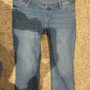 H&M Women's Straight Leg Blue Jeans